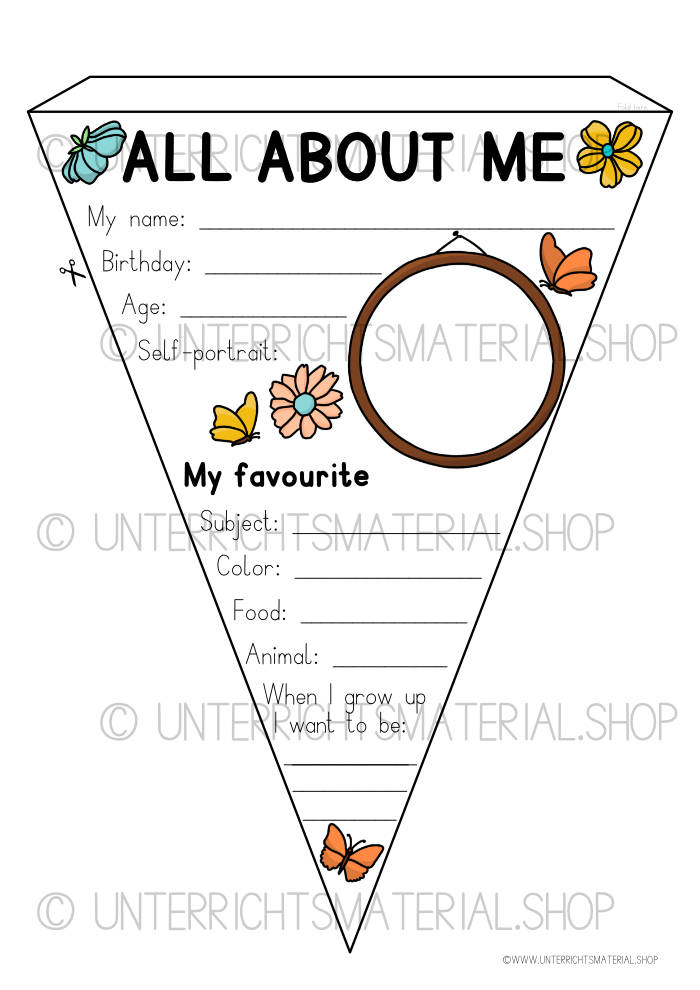 Banner „All about me“