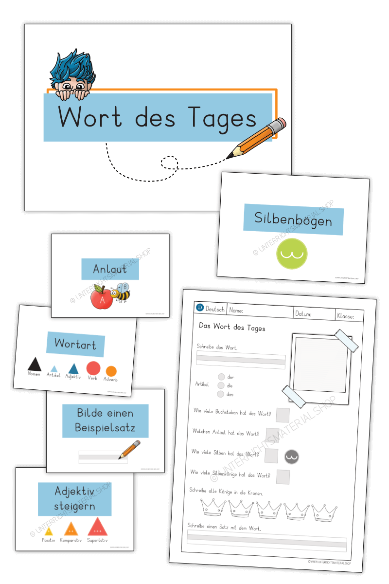 Materialpaket "Wort des Tages"